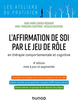 cover image of L'affirmation de soi par le jeu de rôle--4e éd.